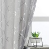 Kotile Grey Curtains 66 x 54 Inch Drop - Silver