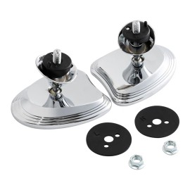 TCMT Chrome Inner Fairing Rearview Mirrors Fit For Harley Electra Street Glide 14-23