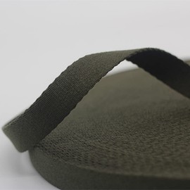 10 Yards Sewing Technology Twill Tape Cotton Bias Binding Tape Cotton Webbing Seam Tape for Bags, Shoulder Bags, Handbags, Craft Sewing DIY Crafts, 15 Colours and 5 Wide (Army Green, 50 mm)