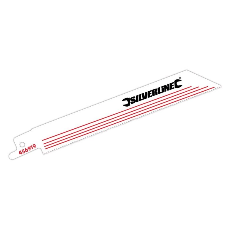 Silverline 456919 Recip Saw Blades for Alloy 5pk HCS -