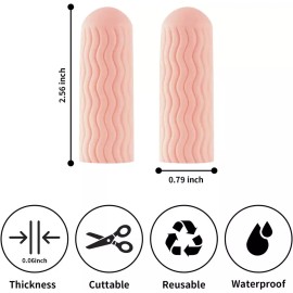 12 Pcs Finger Cots - Finger Protectors Gel Finger Gloves Covers Finge Lapm New