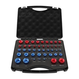 raseparter Nut & Bolt Thread Gauge 23 Inch & 21 Metric Nut & Bolt Gauges Individually Housed in a Box