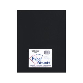 Accent Design Paper Accents Glossy8.5x11Black