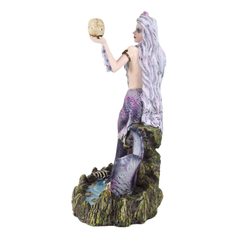 Large Sirens of The Seas Necromancer Gothic Mermaid Holding A
