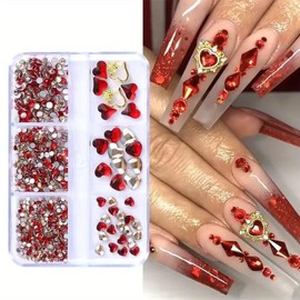 400Pcs Gold Silver Star Nail Charms for Nails Art Gold Silver Star Nail Art Charms 3D Star Nail Jewelry Metallic Studs Rhinestones Supplies Accessories Stars Manicure Decoration Kit for Women Girls