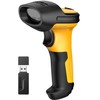 Inateck 1D Wireless Barcode Scanner with Bluetooth and Wireless Adapter