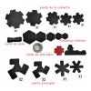 Francisco® Caja Explosion Con Forma Hexagonal Para Regalo Sopresa