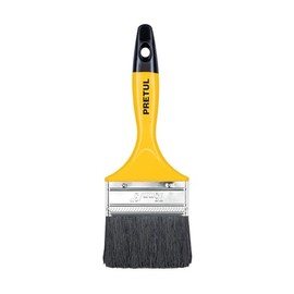 Pretul BRP-3, Brocha de cerdas naturales, mango de plástico, 3"