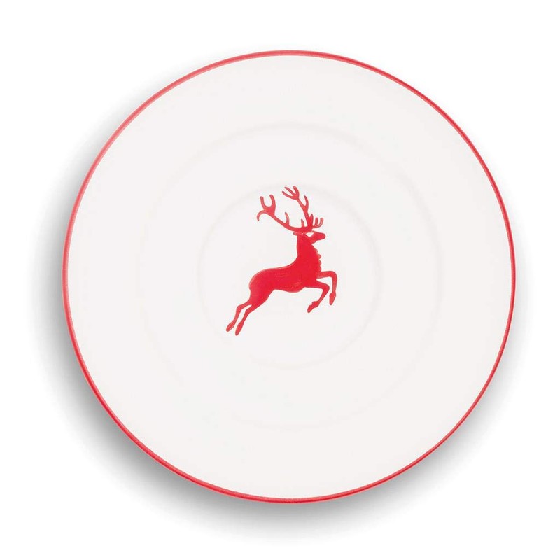 GMUNDNER KERAMIK Manufaktur 0318TUGO16 Ruby Deer Coffee Gourmet Saucer Diameter