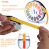ZXUPOI 1 Roll pH Test Strips 5 m/Roll, Measuring Range