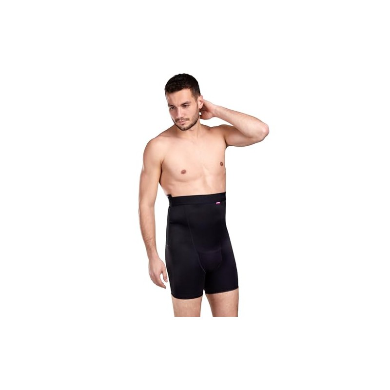 LIPOELASTIC® VHmm Comfort - Man post-operative compression garment (Black, 3XL)