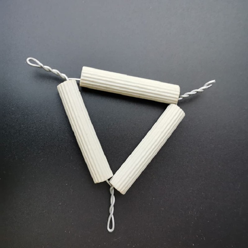 Laboratory Clay Triangle Ceramic Tube Stable Clay Triangle for Support