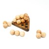 Cannonball Pyramid Puzzle - Premium Wooden Brainteaser Puzzle Gift -