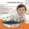 Standard Square Refills Disposal Bags Refill Compatible with Diaper Genie