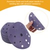 Partuto 50 Pcs 6" 15 Hole 600 Grit Universal Sanding