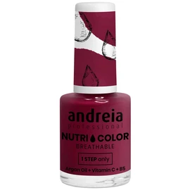 Andreia Professional NutriColor NC23 Pink Bordeaux Breathable Vegan Nail Polish 10.5 ml