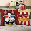 Fjfz World Cinema Movie Decorative Throw Pillow Covers 18 x