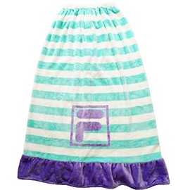 Fira MNT 92 Beach Cover Up Border Ruffle Wrap Towel, Girls, green (MNT)