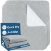 Bed Pads Washable Waterproof(2 Pack, 34 x 36), Washable and