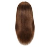 Female 100% Human Hair Mannequin Head Hair Styling Training Head