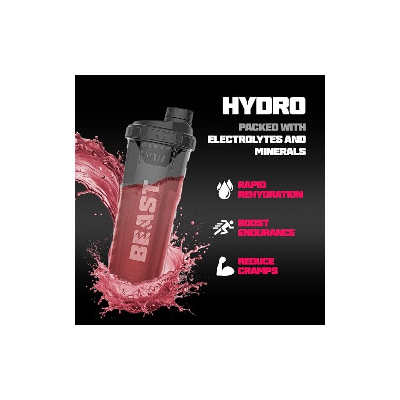 Beast Hydro Electrolytes Powder 60 Servings Keto Electrolyte Drinks for