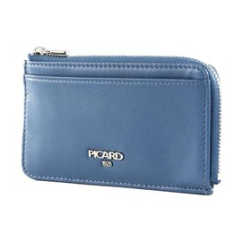 Picard Bingo Women's Key Case Multi-Coloured Genuine Leather Small with Zip Key Case Everyday, Wintersky, Unit size