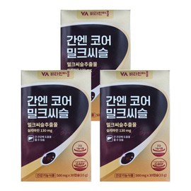 Vitamin Village Ganen Core Milk Tstle 500mg x 30 Capsules 3 Boxes () Milk Tstle Extract / 비타민마을 간엔 코어 밀크씨슬 500mg x 30캡슐 3박스 () 밀크씨슬 추출