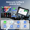 VOLAM 7" Wireless Motorcycle CarPlay Screen, IP67 Waterproof Touchscreen,GPS Navigation