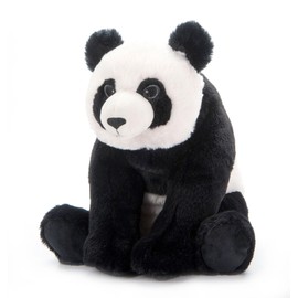 The Petting Zoo Panda Stuffed Animal Plushie, Gifts for Kids, Earth Keeperz Wildlife Animals, Zoologee Black Panda Plush Toy, 12 inches