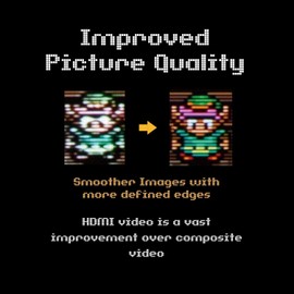 TNP Sega Saturn HDMI Adapter - S Video Cable to HDMI Converter for Sega Saturn Consoles, HD TVs, Computer Monitors, and Projectors