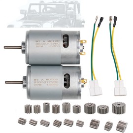 2 Pcs 12V550 15000RPM Children's Powered Wheel Electric Motor,12 Volt Motor Drive Engine Accessory for Car Children Ride on Toys Replacement Parts