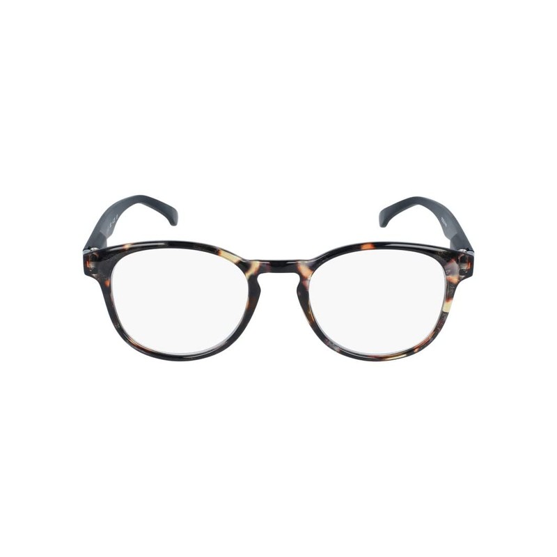 SILAC Lesebrille Herren und Unisex – Runde Gläser – Schildpatt-Muster