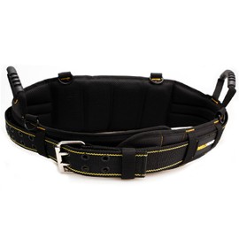 MELOTOUGH Padded Electrician Tool Belt Tradesman Pro Padded Tool Belt with Back Support Heavy Foam Padding Carrying Handle,4 Suspenders D Ring Hook (XXL)