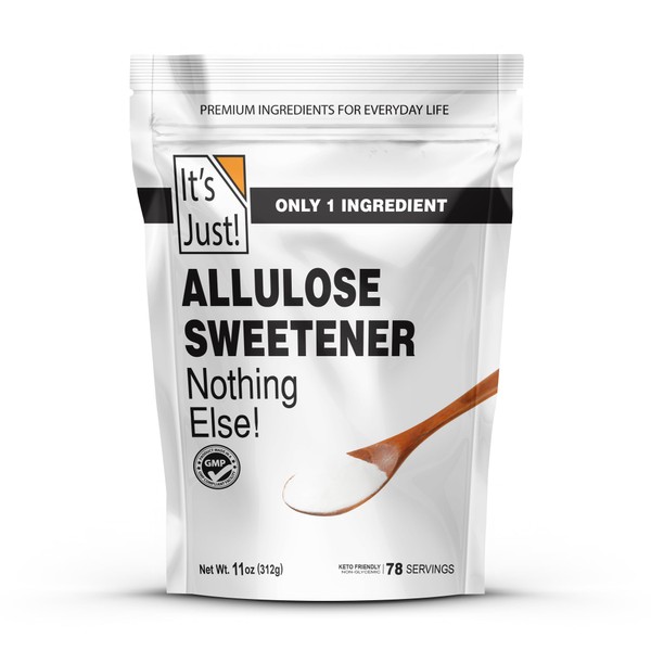 It's Just - Allulose, Sugar Substitute, Keto Friendly Sweetener, Non-Glycemic,