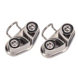Nimomo Boat Cam Cleat, Kayak Cam Cleat with Wire Leading Ring, Yacht Cam Cleat Stainless Steel Marine Line Cleats for up to 10mm Wire Size, Boat Pilates Equipment Sailing Sailboat Kayak Accessories