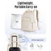 LIGHT FLIGHT Travel Laptop Backpack Women, 15.6 Inch Laptop Backpack