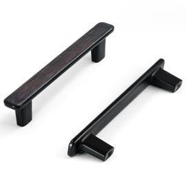 HESTIA HARDWARE 10 Pack | Oil Rubbed Bronze Cabinet Pulls 3.75 Inch Kitchen Cabinet Handles | Modern Bronze Cabinet Pulls | 96mm Pulls, Drawer Handles and Dresser Handles (Z17.96mm.10.O)