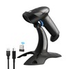 Sumicor 1D Barcode Scanner, 2.4G Wireless & USB Connection Compatible