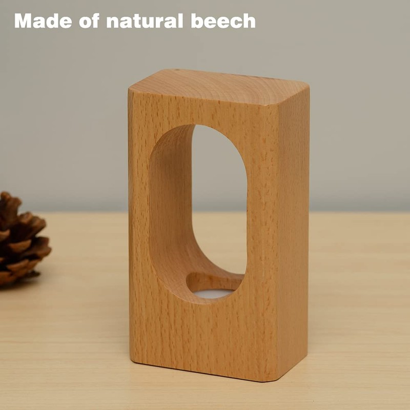 AIEHOUSE LED Wood Desk Ambience Light, Bedroom Bedside Night Light,