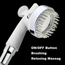 YOO.MEE Pet Shower Attachment for Bath Tub, Grooming Teeth Shower for Gog Washing and Pet Showering, Hair Rinse, Tub and floor Cleaning, W/Brass Diverter, W/Hose