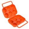 Generic Portable 6 Grid Egg Box for Outdoor Camping -