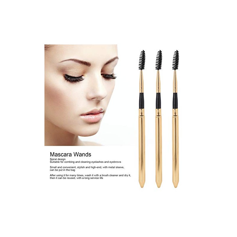 Sistema de cepillo de la pestaña 3Pcs, Spoolie portátil reutilizable