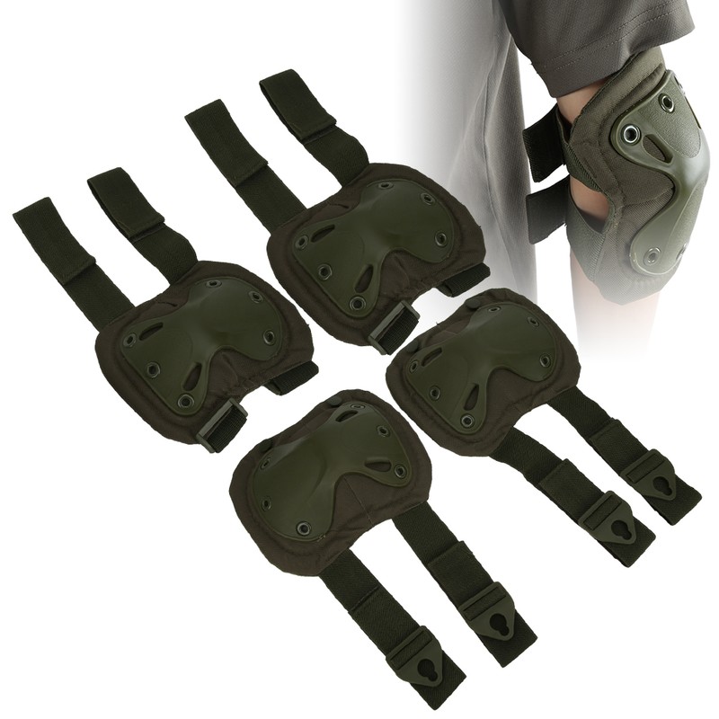 4 Pcs Outdoor Protection Kneepad Elbow Support Cycling Sports Leg