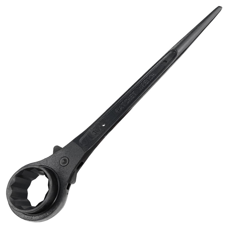 WEDO 24mm Scaffold Podger Ratchet Wrench, One Side Socket Wrench,