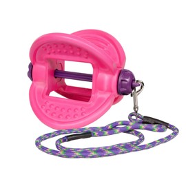 Bizzy Ball Horse Toy Pink | Bizzy Lick Holder, Reduce Boredom in Horses | Innovative Design | Peppermint Essential Oil included | 847g