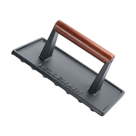 Bellemain Bellemain Bacon Press Rectangle | Heavy-Duty Cast Iron Grill Press for Perfectly Seared Bacon, Steak & Sandwiches | Equalized Weight Distribution
