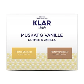 Nutmeg & Vanilla Solid Shampoo & Conditioner Gift Set