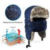 Unisex Trooper Hat, Warm Thick Winter Hats Ear Flap Trapper