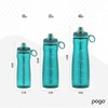 Pogo BPA-Free Tritan Plastic Water Bottle with Soft Straw Lid,