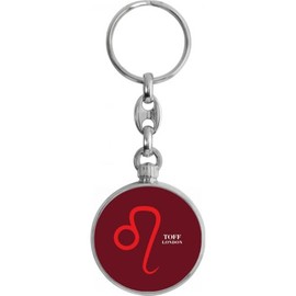 Toff London Red Leo Keyring
